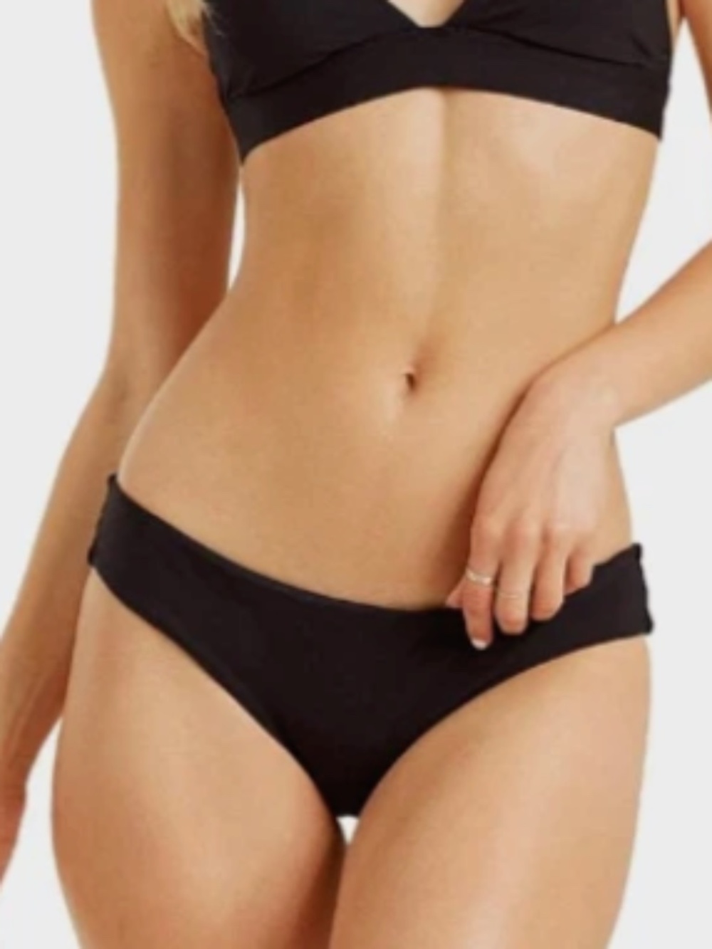 Billabong Women's Standard Hawaii Lo Bikini Bottom Swim Black Size S - 5564